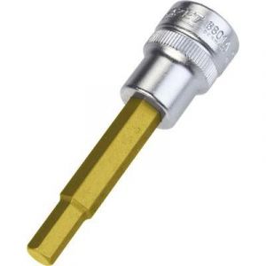 Hazet 8801A-1/4 - Embout de serrage pour clé à douille 6 pans intérieurs T 1/4 3/8" (10 mm)