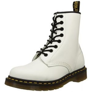 Dr. Martens 1460, Bottes Classiques mixte adulte, Blanc (1460 Smooth 59 Last WHITE) 39 EU