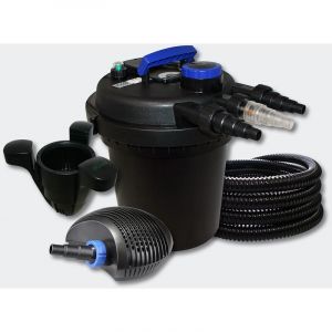 Image de Kit filtration b in &agrave; pression 6000l 11W UVC 70W Pompe Tuyau Skimmer