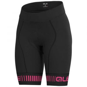 Image de Ale Women's Graphics PRR Strada Shorts - Noir/Fluro Pink