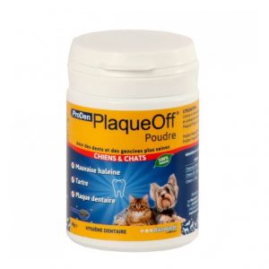 ProDen Soin dentaire en pot Plaque Off chat et chien, 40 g - BUCCOSANTÉ