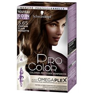 Image de Schwarzkopf Coloration châtain clair noisette 5.65 - Pro Color - La boite de 166,80 ml