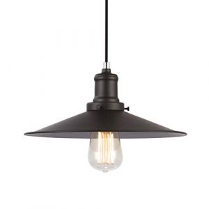 Lussiol Suspension en métal noir d. 25 cm