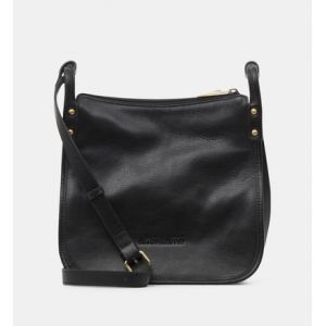 Arthur & Aston Sacoche A123-03 en cuir végétal Noir