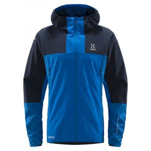 Haglöfs L.I.M Alpha Hood - Veste softshell taille L, bleu