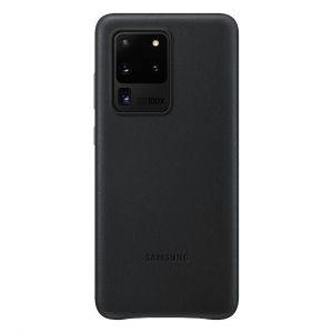 Samsung Coque S20 Ultra Cuir noir