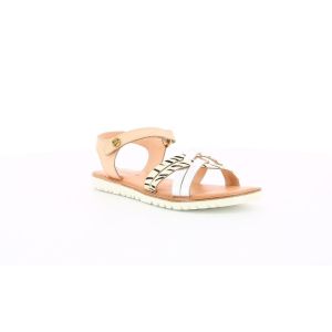 Kickers BETTERNEW, Sandale Fille - Argent (ZEBRE 161) - 38 EU