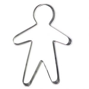 Lares 1113 - Découpoir, emporte-pièces pour pain d'épices, forme bonhomme 24 cm