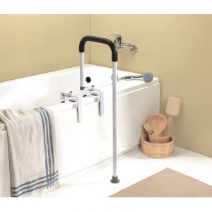 BMI Appui de Baignoire Bali, Identités 812264, support robuste et sécurisant, A fixer sur le rebord de la baignoire