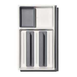 Oxo Organisateur extensible d'ustensiles gris et blanc 25 x 41,5 cm