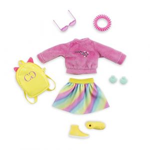 Corolle Girls - Dressing Fluo, 7 Accessoires, pour poup&eacute;e Mannequin, 28 cm, d&egrave;s 4 Ans, 9000610090