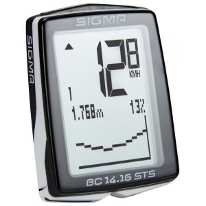 Image de Sigma BC 14.16 STS CAD Ordinateur de vélo - Noir / Blanc