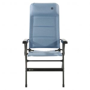 Travellife Chaise inclinable Lago Comfort ondul&eacute;e bleu