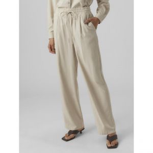 Vero Moda Vmjesmilo GA Noos Pantalon Large, Doublure argent&eacute;e, S Femme