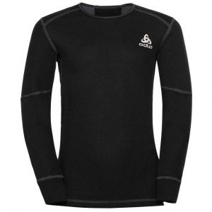 Odlo Top Crew Neck L/s Active X-warm Kids 104 Black - Black - Taille 104