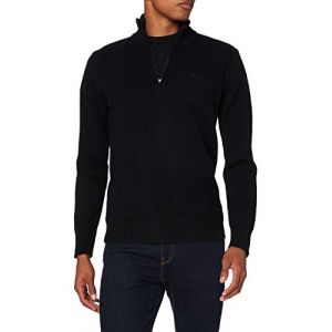 Image de Schott NYC PLLANCE2 Pullover Sweater, Black, Small Mens