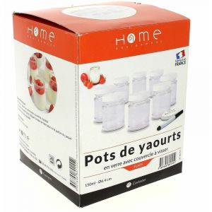 Image de Universel Pot de yaourtières par 8 pour Yaourtiere - 3665392165552