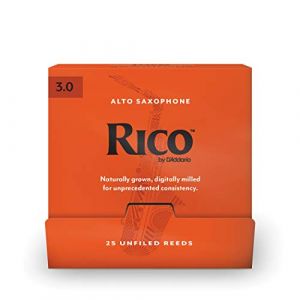 D'Addario RJA0130-B25 - Anches saxophone alto, force 4, boîte de 10