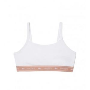 Lacoste Pour femme. Soutien-gorge Capsule blanc