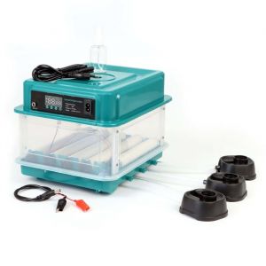 Fudajo Couveuse poussin 15 œufs 40 w Ventilation Humidité régulée Système Secours Anti-panne Retournement automatique Incubateur Couveuse automatique