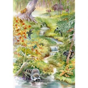 Bluebird Puzzle Forest Animals