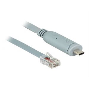Delock 89892 - Gris - 5 m - USB 2.0 Type-A - RJ45 - Mâle/Mâle (89892)