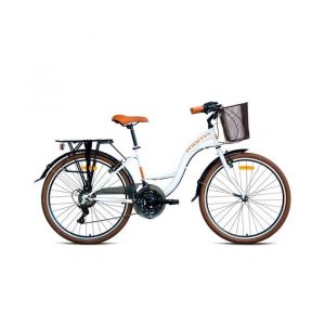 Velo de ville urban 28 shimano 21v blanc