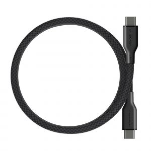 Empower by PanzerGlass C&acirc;ble de recharge Magnetic Snake USB-C vers USB-C - 240 W - 1.5 m&egrave;tres - Space Black