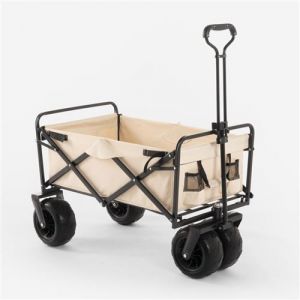 Chariot pliant pour bagages pour le jardin camping et plage 100kg Marty