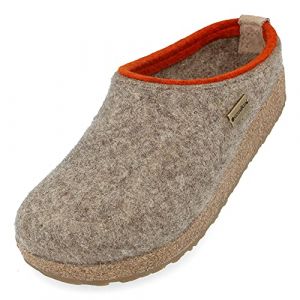 Image de Haflinger Kris Grizzly, Chaussons Mules Femme Beige