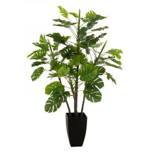 Prix Plante Artificielle Philodendron 110cm Vert & Noir