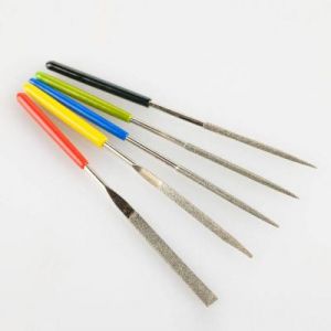 Heller Set de limes diamantées 100 mm (5 pièces)