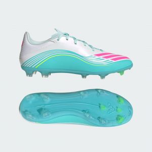 Adidas F50 Messi League Fg/ag Aurora Radiante - Blanc/rose/turquoise, pointure 41⅓ - ['Turquoise'] - Taille 41⅓