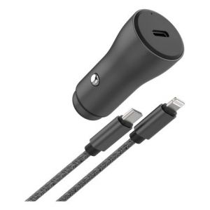 Adeqwat Chargeur allume-cigare 30W USB-C + Cable lightning