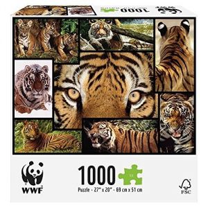 WWF Tigres - Puzzle classique 1000 pièces