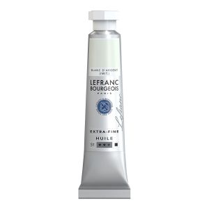 Lefranc & bourgeois Peinture à l'huile extra-fine, 20ml, Blanc d'argent (imit)