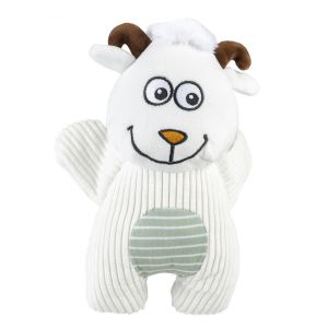 Jouet peluche pour chien husky + os Duvoplus
