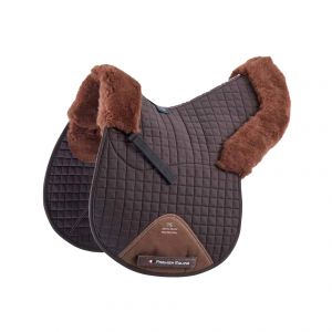 Tapis de selle amortisseur mouton synthétique intégré Premier Equine GP/Jump Numnah