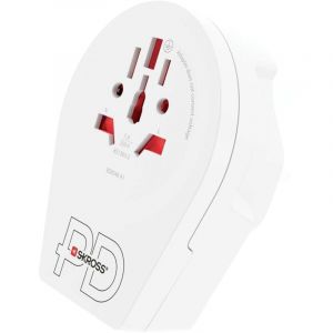 Skross 1.500291 Adaptateur de voyage Country Adapter World to uk usb C20PD