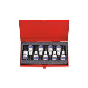 King tony Coffret de 9 douilles tournevis Torx 1/2 - T20 à T60