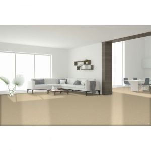 Deladeco Moquette tuftée polypropylène Valla Crème 4 m-Dimensions:-Épaisseur:-Crème - m2 - Crème