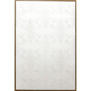 Atmosphera Toile 3D Marilou blanc 116x75cm créateur d'intérieur