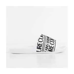 Versace Claquette Couture Homme Blanc