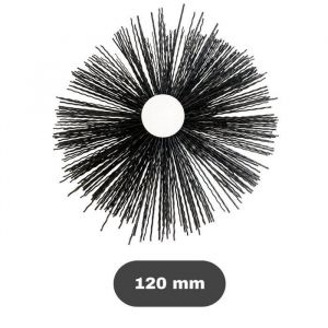 Brosse de Ramonage - 120 mm - H&eacute;risson Po&ecirc;le et Chaudi&egrave;re - Shaffer Pro