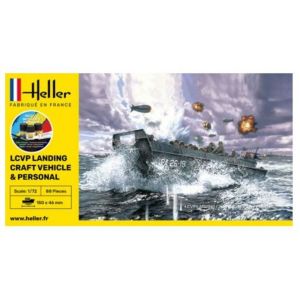 Heller Maquette STARTER KIT LCVP Landungsboot et Figures 1000569950