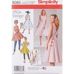 Simplicity Patron 8085.h5 - robe vintage 1950