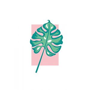 Komar Affiche d'art Disney - Minnie Mouse Leaf - Taille: 50 x 70 cm - color&eacute;