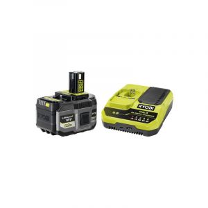 Ryobi Pack 18V Batterie LithiumPlus High Energy 8.0Ah - Chargeur rapide 8.0Ah