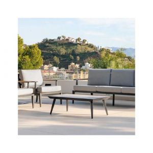 Luna Salon de jardin détente en aluminium Tarifa