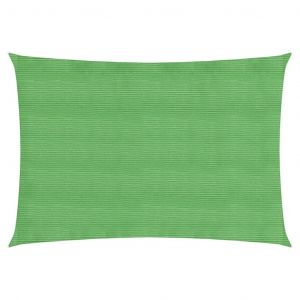 VidaXL Voile d'ombrage 160 g/m² Vert clair 5x7 m PEHD